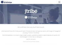 Tablet Screenshot of jtribe.com.au